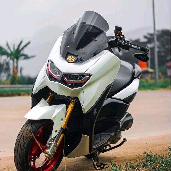 Windshield Nmax New 2023 Sporty Tdr V1. Visor Nmax Baru 2020/2023 Sporty Tdr V1