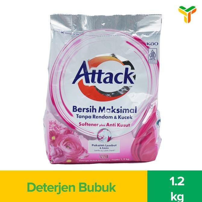 Attack Powder Deterjen Softener 1.2 Kg
