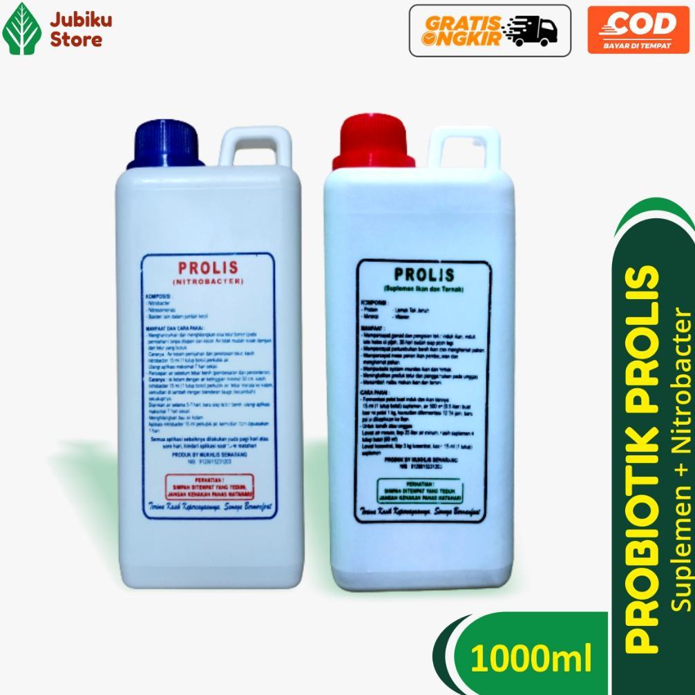 Ready Stock PROBIOTIK IKAN Ternak (Nitrobacter, Suplemen Pertumbuhan Ikan) Prolis