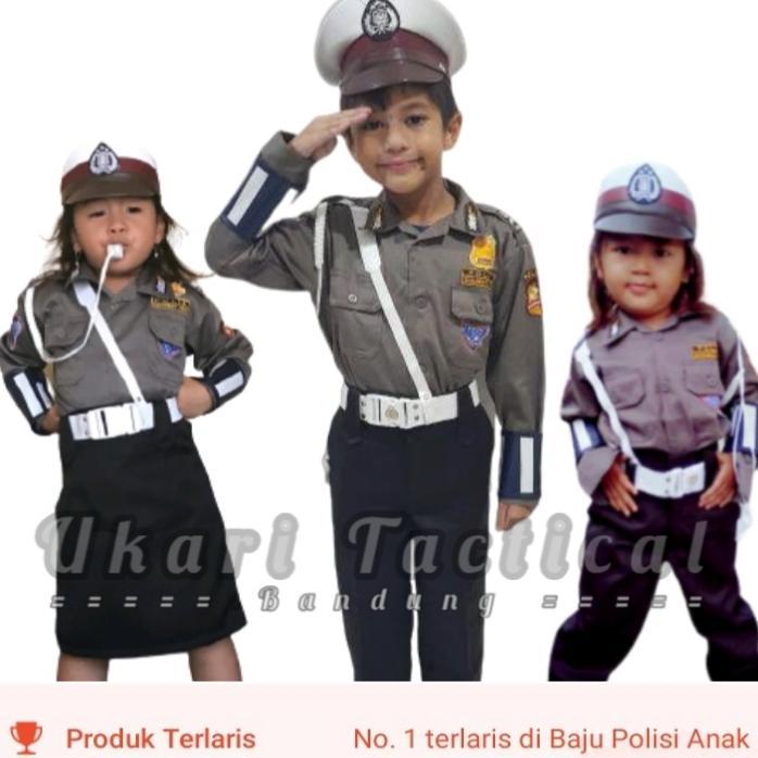 Best Seller Terlengkap Baju Polisi Anak Kecil Masinis Pocil Kostum Profesi Anak Tentara Army Indomar