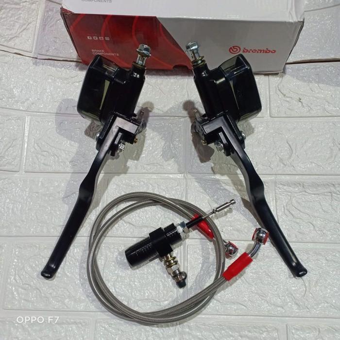 Master Rem Hidrolik Brembo Set Stut Kopling Selang 90 Cm Clutch Pump Handle Kopling Set Universal Kl