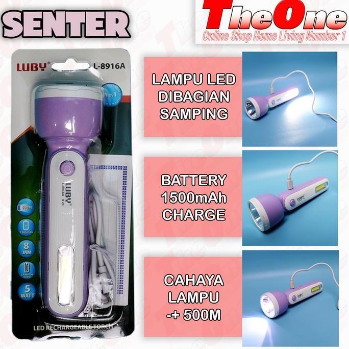 Senter Emergency LED Isi Ulang - Emergency Lamp LED - Senter Emergency LED