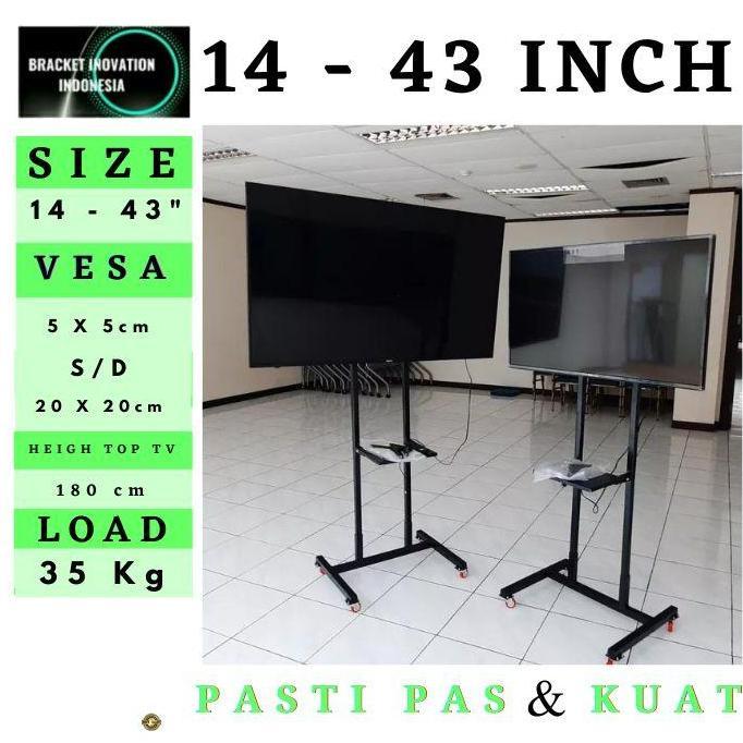 TERLARIS STANDING BRACKET TV | BRACKET STANDING TV | STAND TV | TV STAND 14-43"