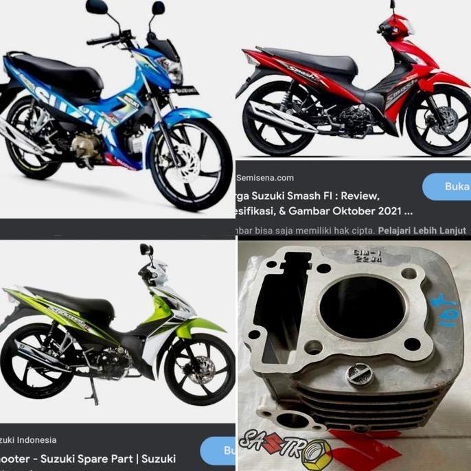 blok seher cylinder suzuki shooter young star new smash FI fi ori sgp