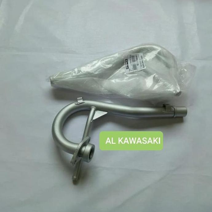 leher pipa knalpot klx 150 klx150 bf orinal