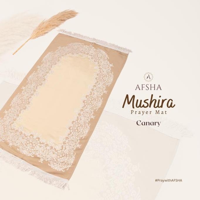 TERLARIS AFSHA - SAJADAH PREMIUM MUSHIRA PRAYER MAT (FREE BOX HAMPERS)