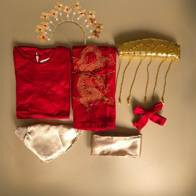 Free Ongkir Vameru - Baju Adat Anak Perempuan Pengantin Betawi