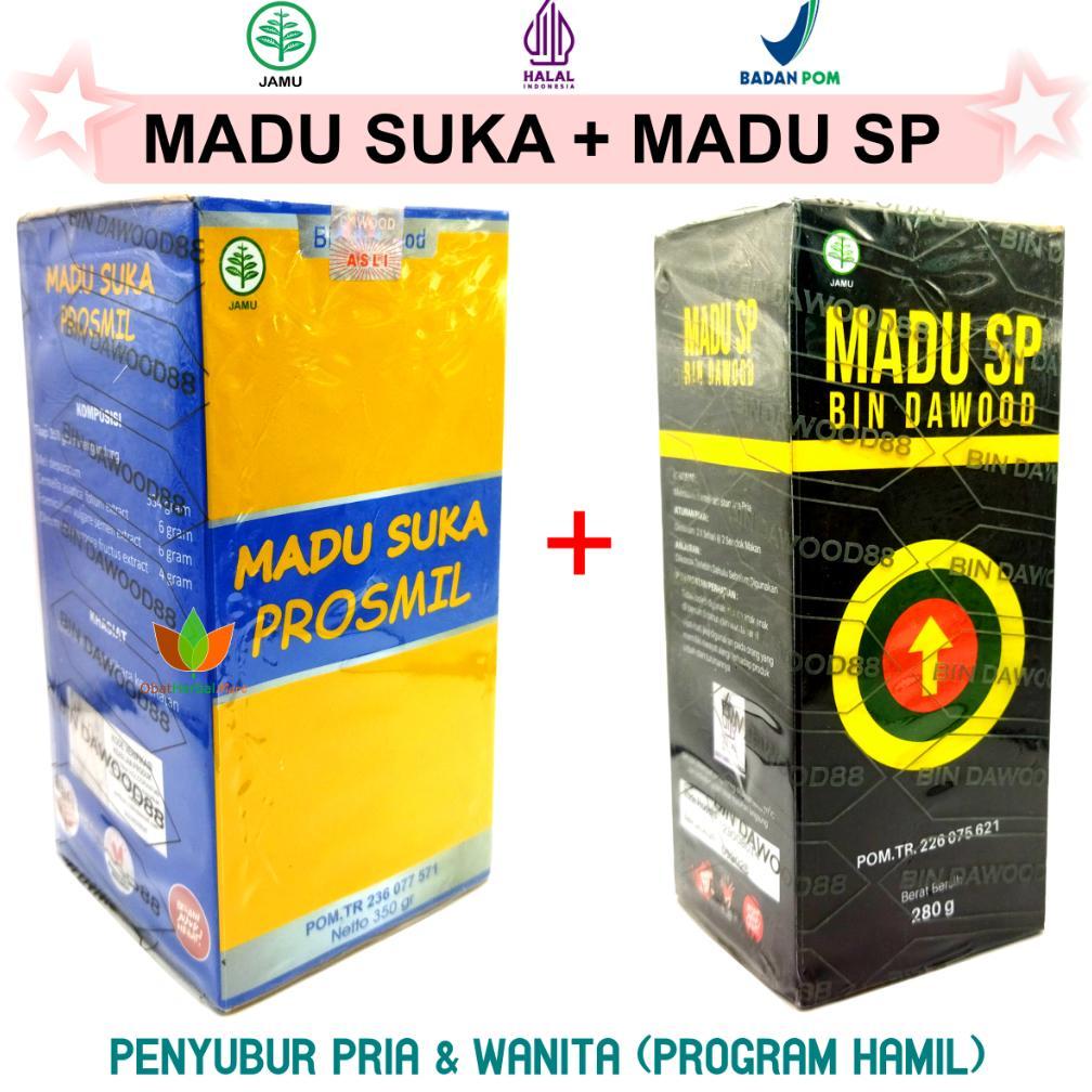 (Terbaru) PAKET HEMAT OBAT KESUBURAN PRIA WANITA PROMIL : MADU SUKA (SUBUR KANDUNGAN) & MADU SP (SUB