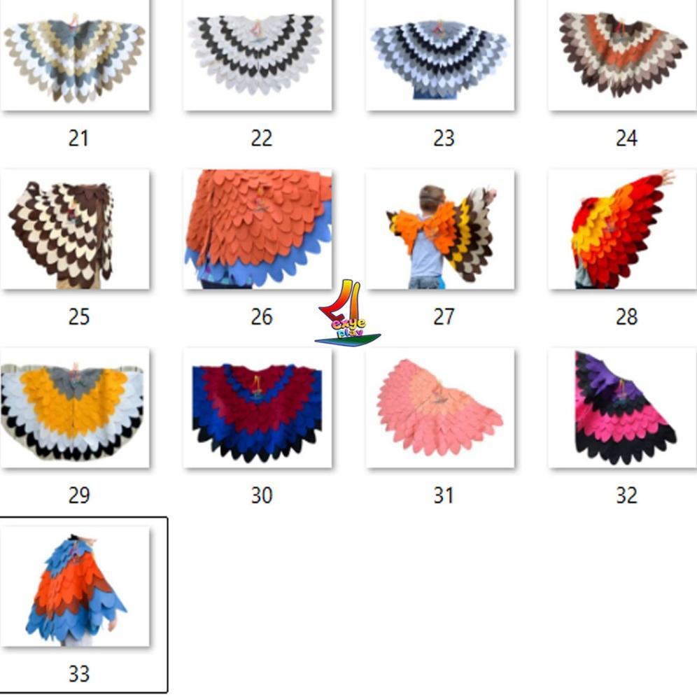 Free Ongkir Premium Kostum Burung Anak Sayap Burung Sayap Burung Baju Karnaval Kostum Karnaval