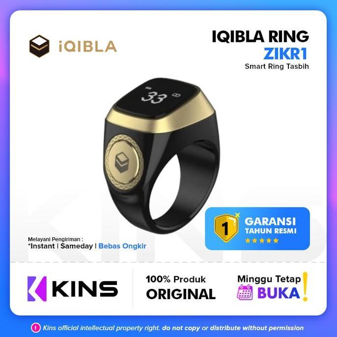 NEW IQIBLA ZIKR RING LITE - CINCIN TASBIH PINTAR (POLYESTER) ORI