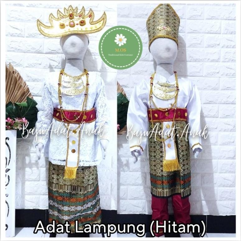 Diskon Baju Adat Lampung Anak | Pakaian Tradisional Lampung | Kostum Adat Lampung | Baju Adat Lampun