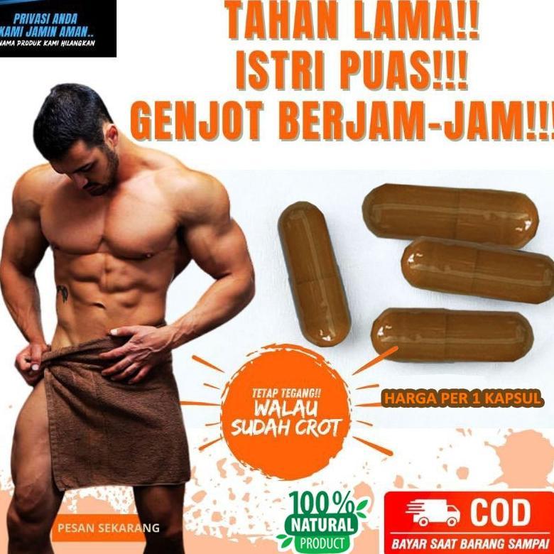 (Terbaru) Kapsul Kuat Lelaki Herbal Terbaik Menyenangkan Istri (Terlaris)