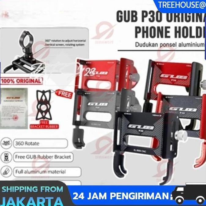 BOYFIRO Dudukan HP Motor Aluminium | Anti-Getar 10.000x Test | Universal untuk iPhone, Samsung & Xia