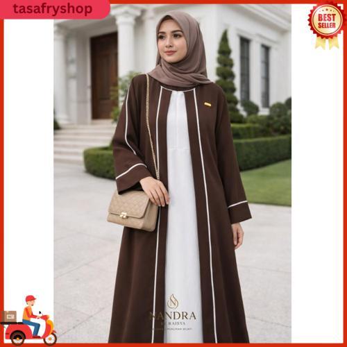 Abaya Raisya - Abaya Hitam Elegan Busui Friendly - Gamis Abaya Turkiye - Gamis Abaya Hitam Mewah & E