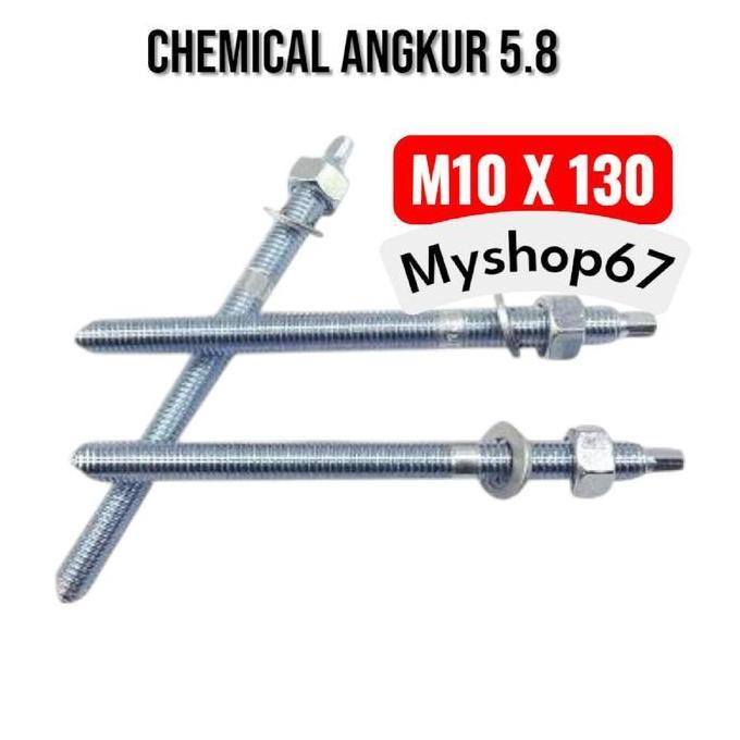 IHDADI CHEMICAL ANGKUR M10 5.8 / DYNABOLT CHEMICAL ANCHOR GRADE 5.8 M10 x 130