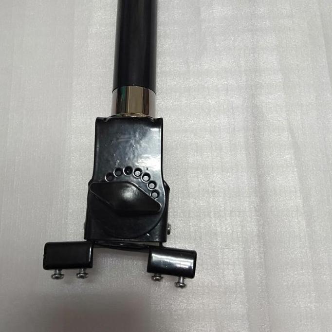 antena tiang bendara mobil jepit crom import+bendera