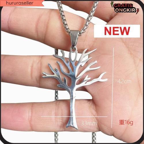 Xxxtentacion Kalung Leafless Tree Of Live Kalung Liontin Titanium Stainless Poison Tree Gratis Ongki