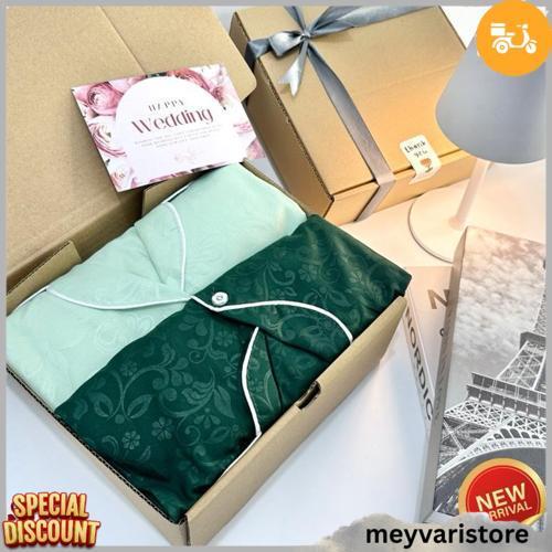Hampers Wedding Piyama Couple Set | Kado Pernikahan Anniversary Pasangan Hadiah Valentine Seserahan 