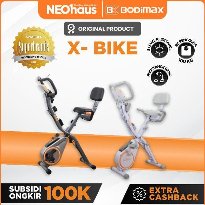 BODIMAX X-BIKE / Alat Fitness / Sepeda Statis Xbike / Magnetic X Bike