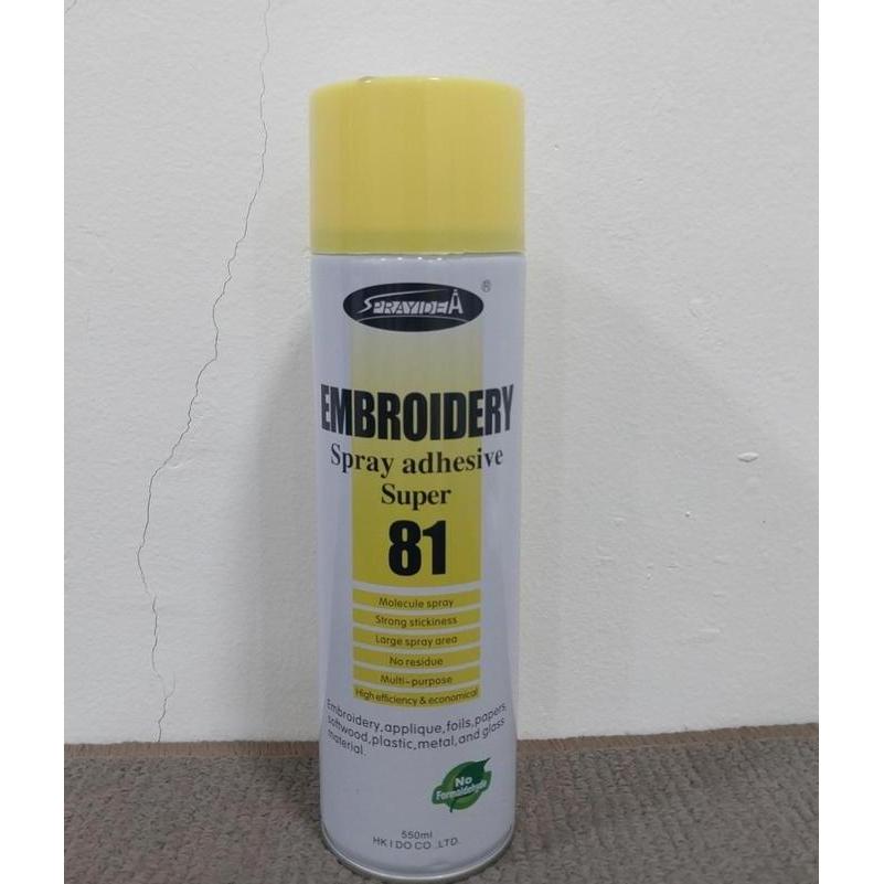 Lem Semprot / Lem Spray / Spray Adhesive Embroidery SPRAYIDEA 81
