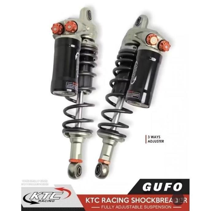 SHOCK BREAKER ORIGINAL KTC RACING GUFO 280MM 320MM 340MM TABUNG ATAS RX KING MEGA PRO CB 150 TIGER W