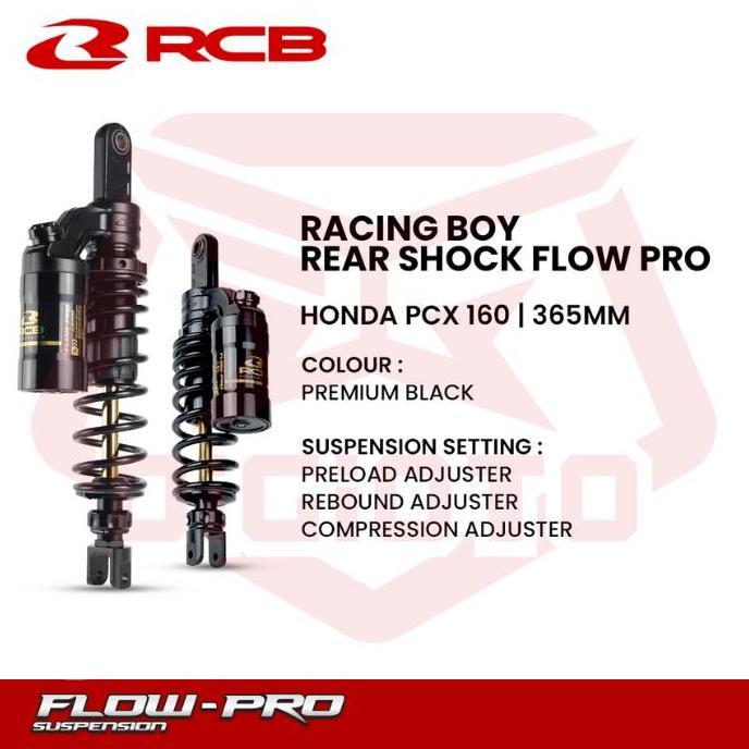 Shock Tabung Shockbreaker RCB Flow Pro PCX160 160 365mm