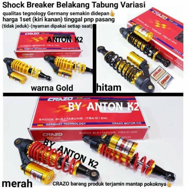 SHOCK BREAKER BELAKANG TABUNG VARIASI MOTOR VERZA-REVO-REVO ABS-FI-FIT