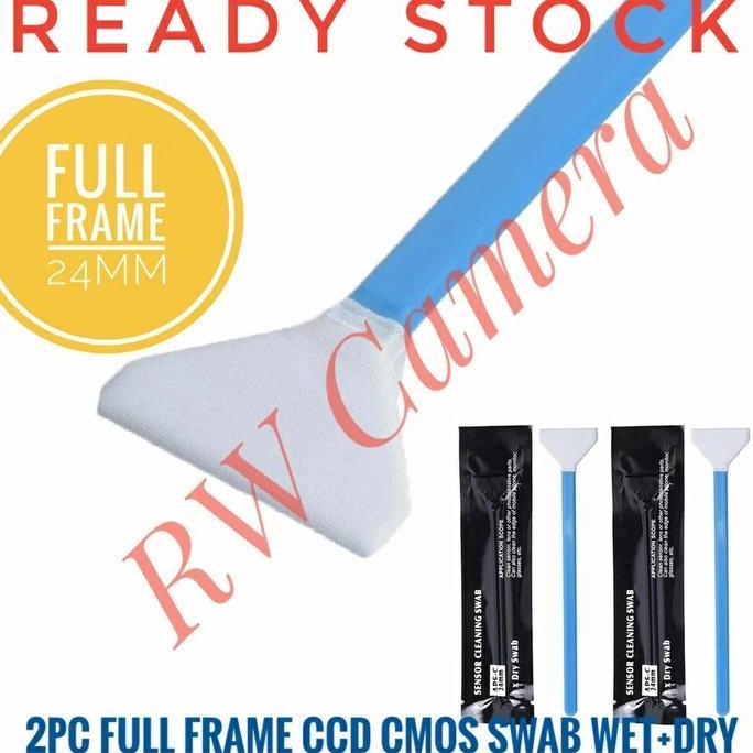 Cekrek- Ccd Full Frame Swab Dry + Wet Kuas Pembersih Sensor Kamera 24Mm A7 Cleaning Cleaner Nikon Z6