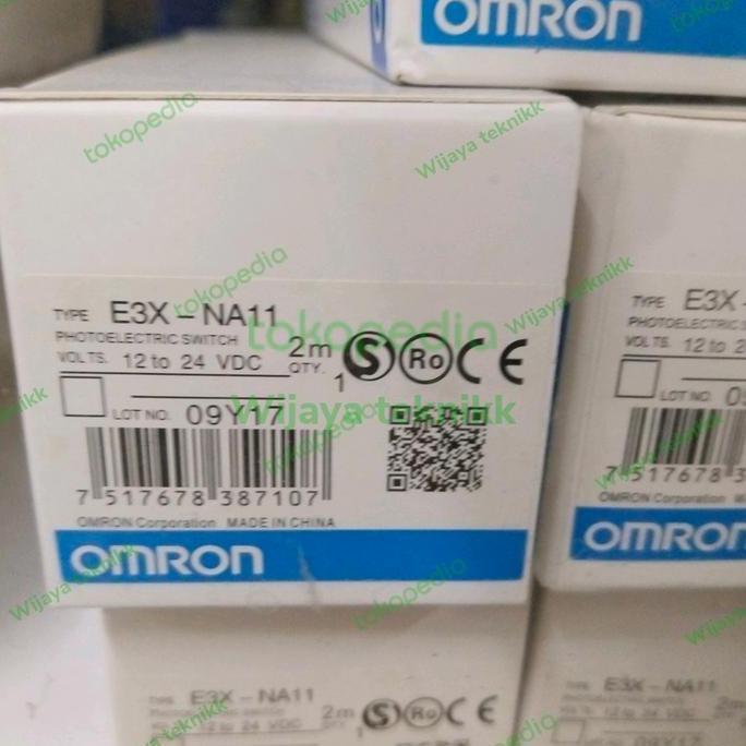E3X-NA11 NPN OPTICAL FIBRE AMPLIFIER E3XNA11 E3X - NA11 SENSOR TERMURAH