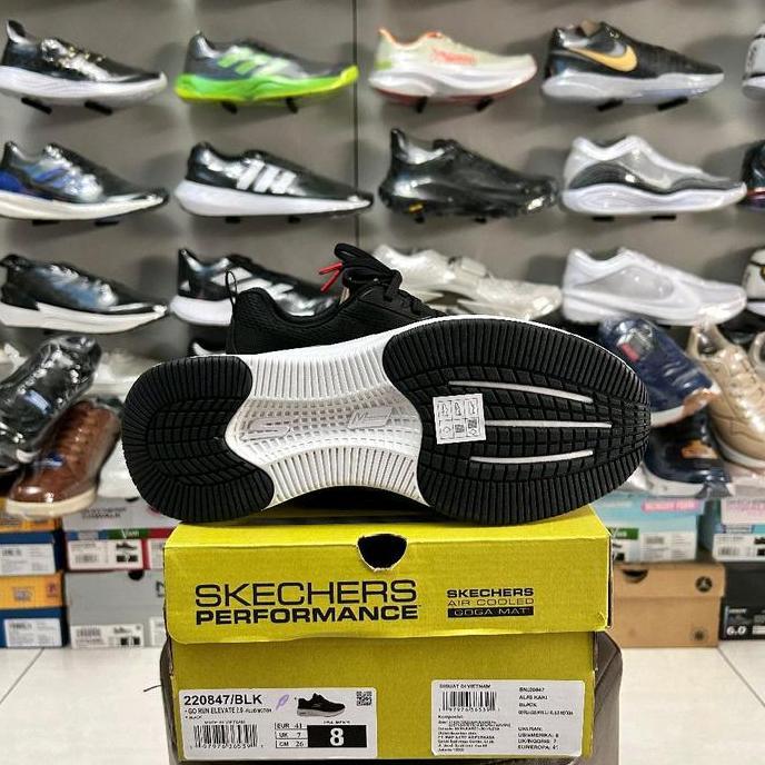 Skechers Go Run Elevate 2.0 Fluid Motion Running For Mens Original Bnib (220847 Blk)