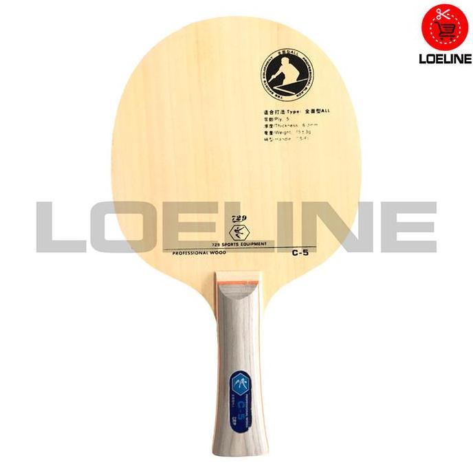 Kayu Bet Bat Pingpong Tenis Meja 729 C-5 Original