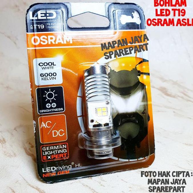 Promo OSRAM LAMPU LED M5 T19 SEPEDA MOTOR Diskon