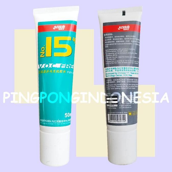 Wbg Dhs Glue Lem Pingpong Tenis Meja Bat Bet Lem Tenismeja Lem Karet Pingpong Water Base Glue 50Ml