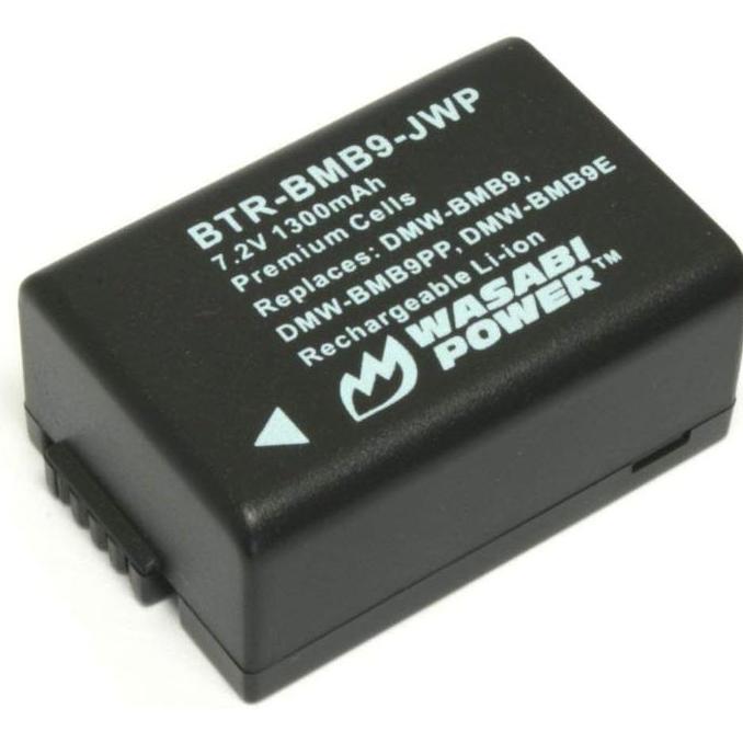 HARGA DISC - Wasabi Power Battery & Charger for Panasonic DMW-BMB9 DMW-BMB9E DMW BMB9 BMB9E Lumix DC