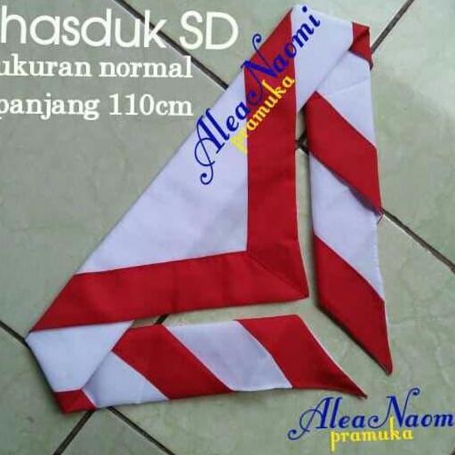 hasduk pramuka siaga(SD) panjang.110cm