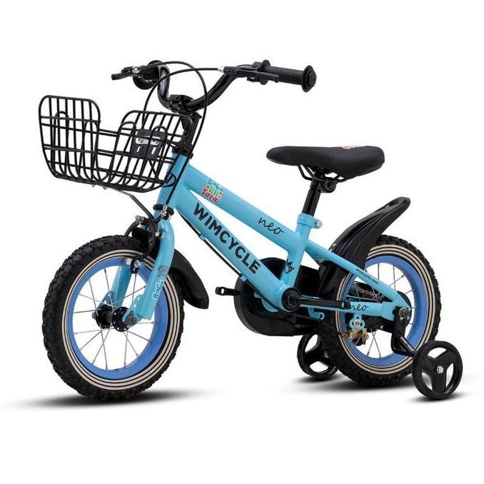 Sepeda Anak 12" Wimcycle NEO Baba Lili Tata 12" | Sepeda Anak 12" Dengan Roda Bantu