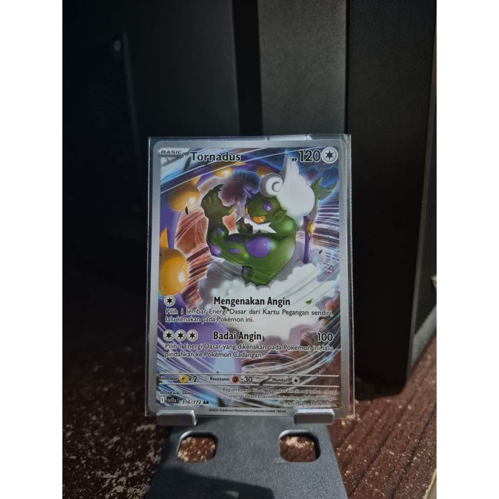Tornadus AR Pokemon Hitam Dan Putih TCG Indonesia