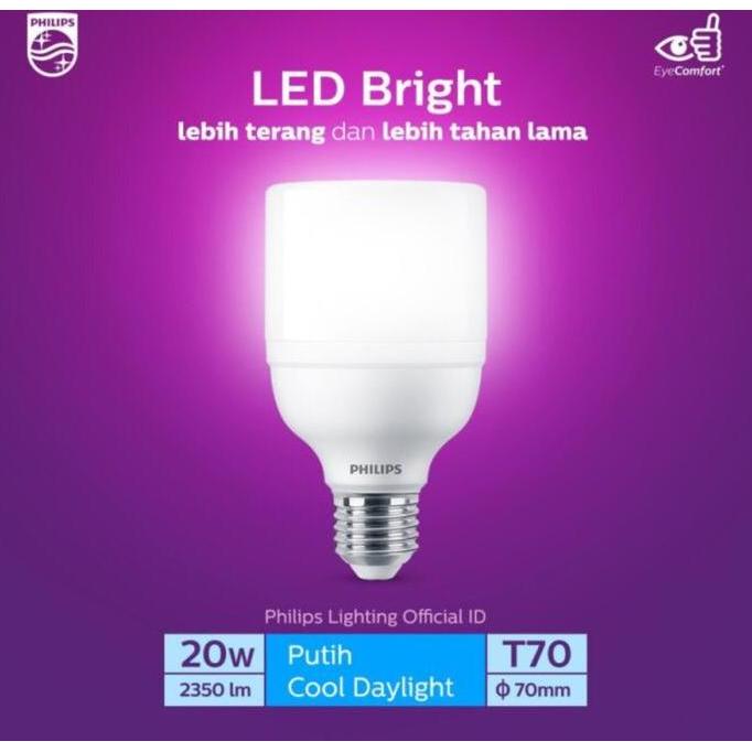 NEW Lampu bohlam LED bright philips 20watt. Bohlam LED bright philis 20w