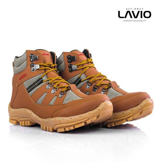 Sepatu Safety Boots Pria Keren Branded Original Lavio Armo