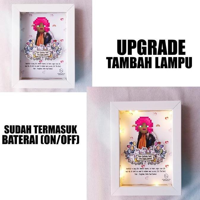 Upgrade Lampu pada Bingkai Pop Up Frame
