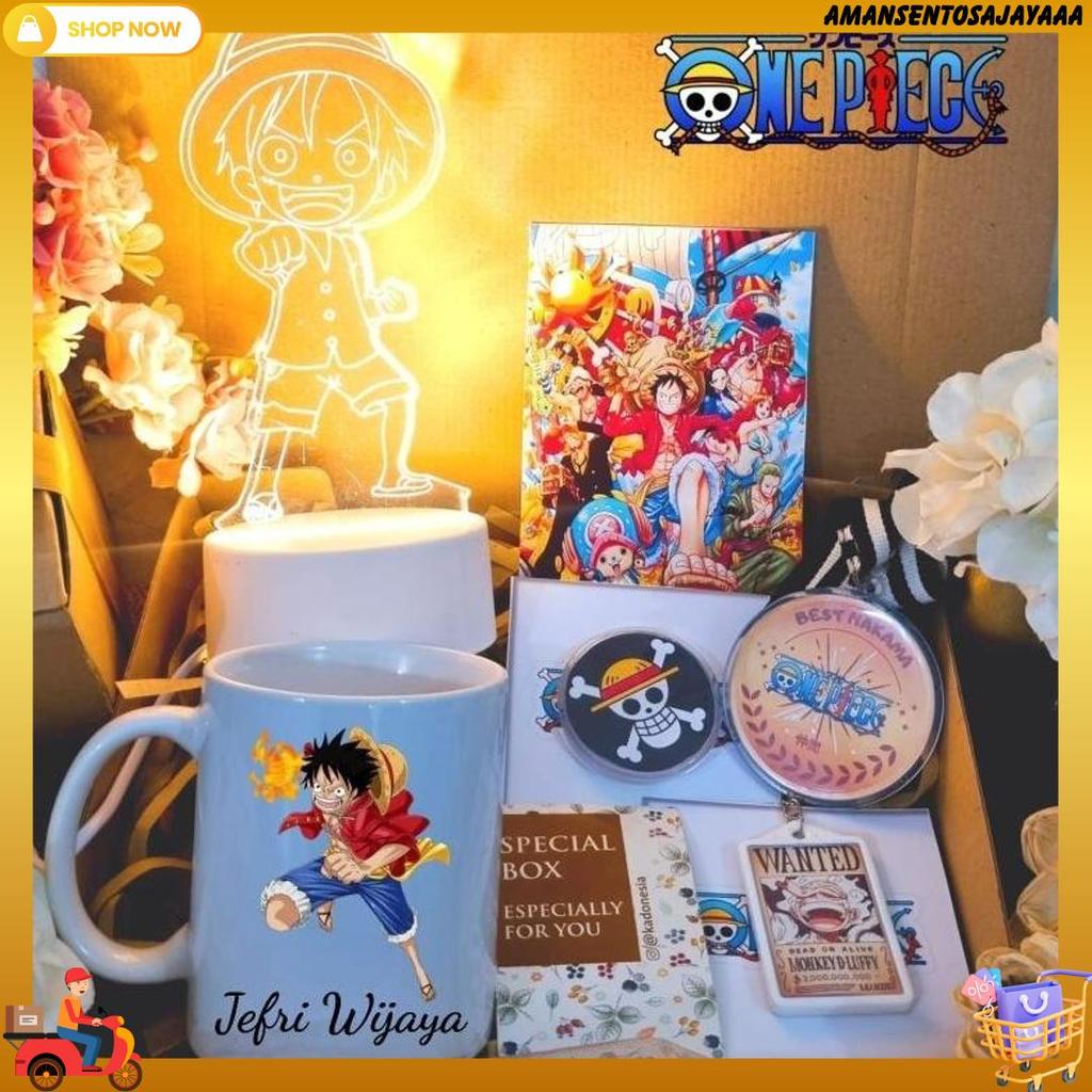 Hampers One Piece  / Hadiah Ulang Tahun / Kado Anime One Piece Cod
