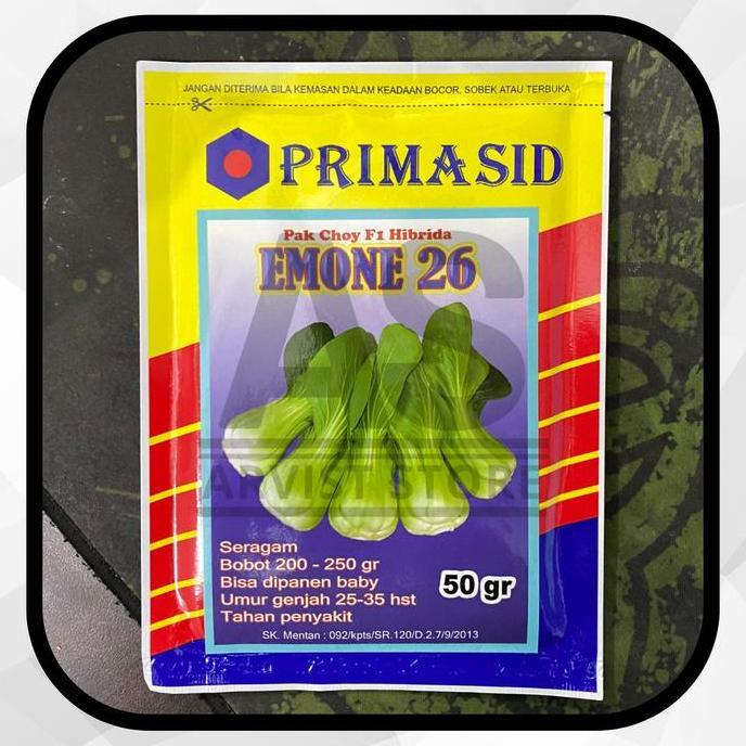 Benih Pakcoy F1 Hibrida EMONE 50 Gram Primasid