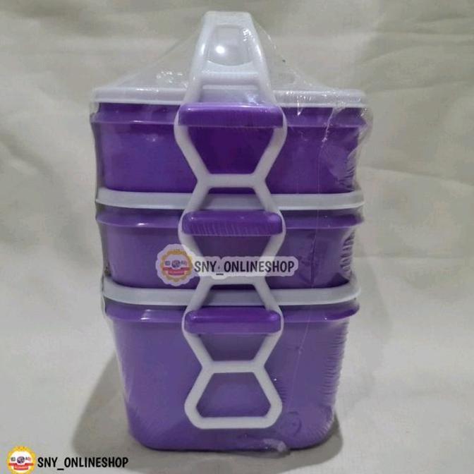 Lunch Box 3 Susun / Rantang 3 Susun / Kotak Makan 3 Susun Ichiban