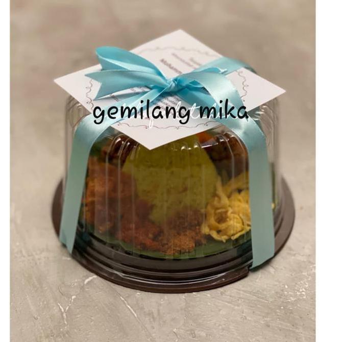 mika tumpeng mini/ mika bolu bulat/ mika kue ulang tahun ct15 isi 10 pcs