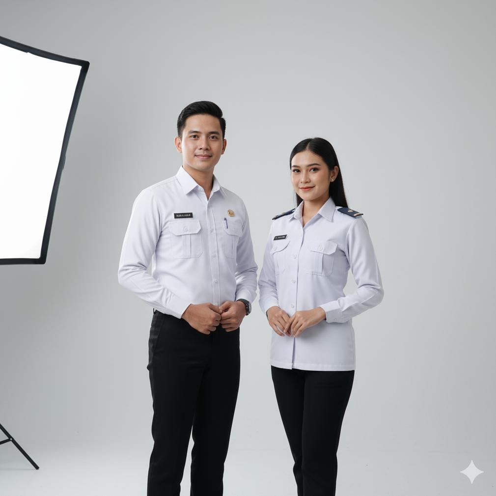 Berkualitas Baju Dinas Putih Pns Wanita Dan Pria Baju Pdh Wanita Putih Seragam Putih Pns Wanita Baju