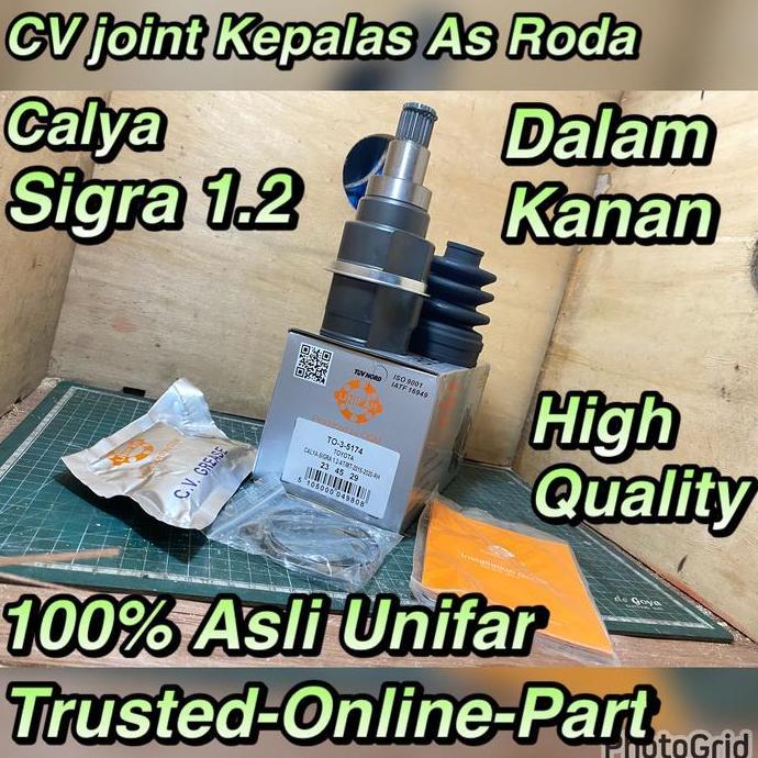 Cv Joint Sra Calya Dalam Kanan AT MT 100% Asli Unifar