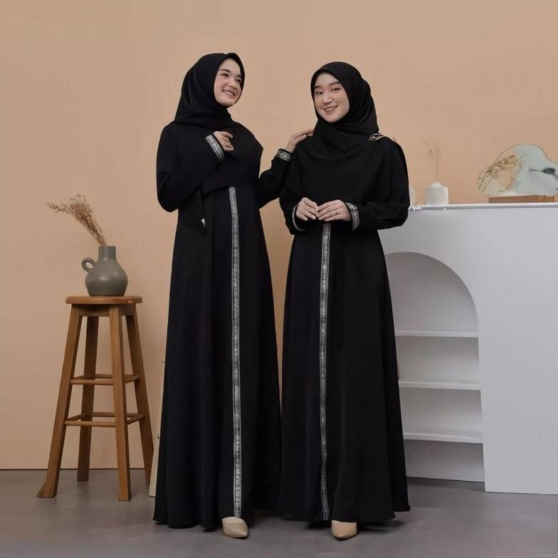 Promo Terbaru Gamis Abaya Hitam Bordir Zephy Exclusive Abaya Umroh Jubah Wanita Arab Pakistan