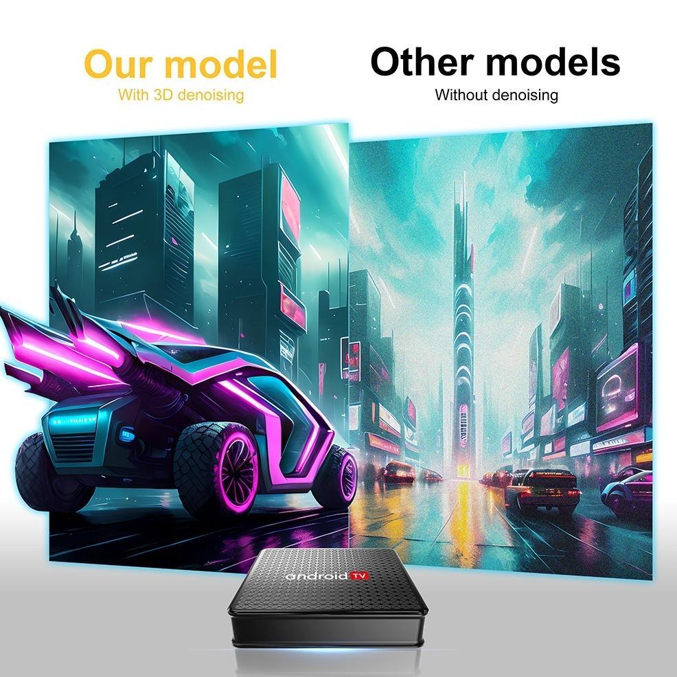 Big Promo X96Q Tv Box Android Smart  4K X5 Smart Tv Box Set Top Box Tv Digital Support Bluetooth Voi