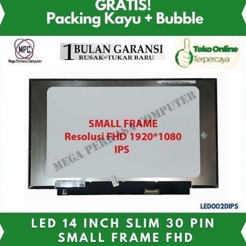 Layar LCD LED 14.0 Inch Slim 30 Pin FHD IPS 1920x1080 Baru - Screen, Computer