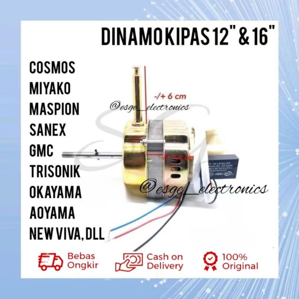 BestPromo Dinamo Kipas Angin Miyako Cosmos Gmc Sanex Dll / Motor Kipas Angin Miyako Cosmos Gmc Sanex